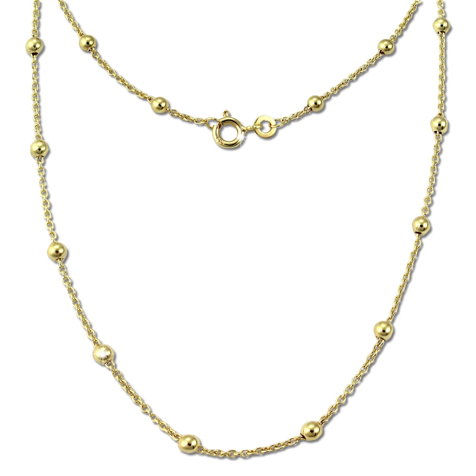 GoldDream Damen Colliers Halskette 42cm Gelbgold 8 Karat GDKB00942Y