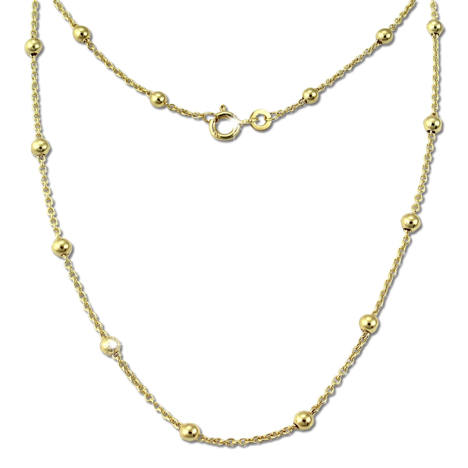 GoldDream Damen Colliers Halskette 45cm Gelbgold 8 Karat GDKB00945Y