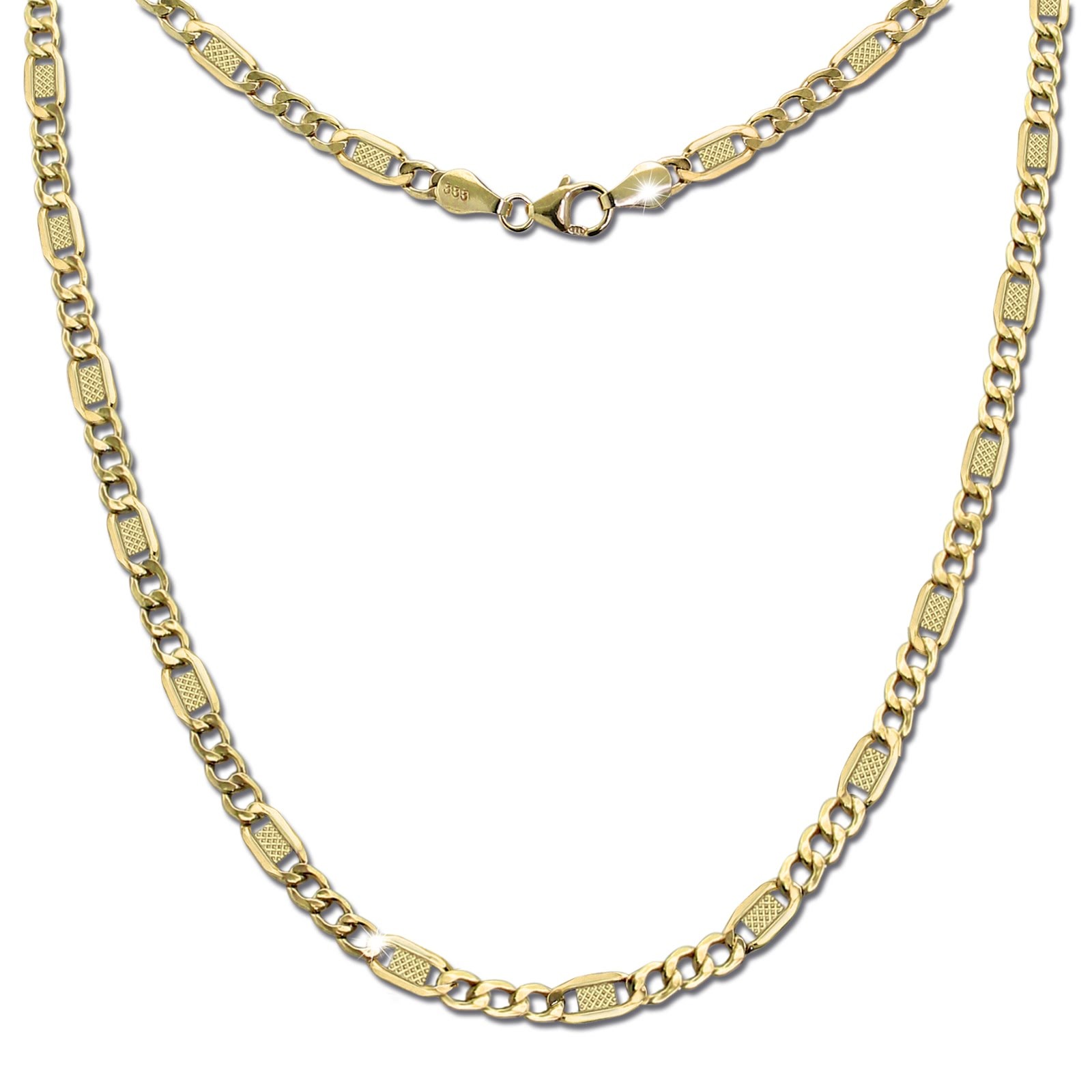 GoldDream Damen Colliers Halskette 42cm Gelbgold 8 Karat GDKB01042Y