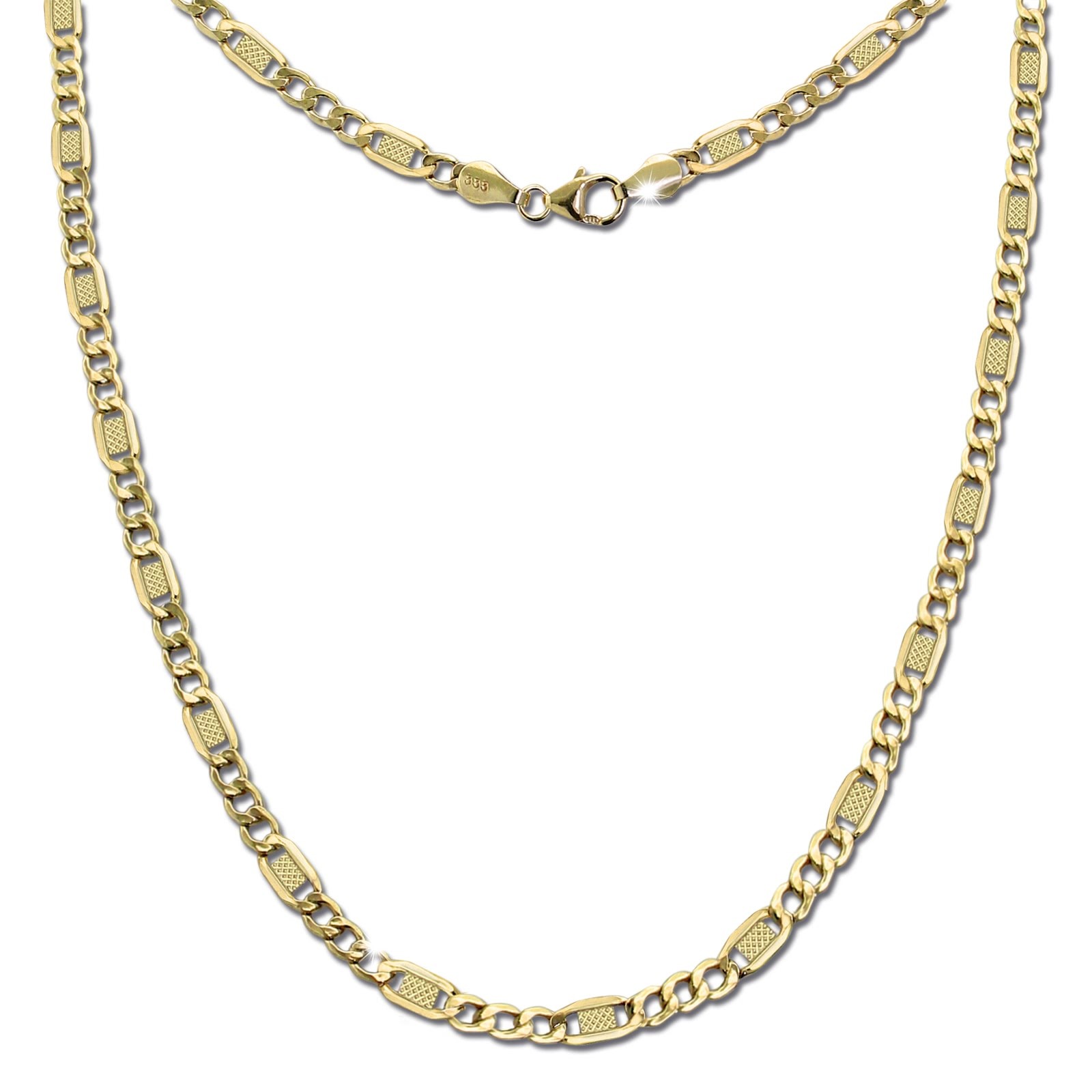 GoldDream Damen Colliers Halskette 45cm Gelbgold 8 Karat GDKB01045Y