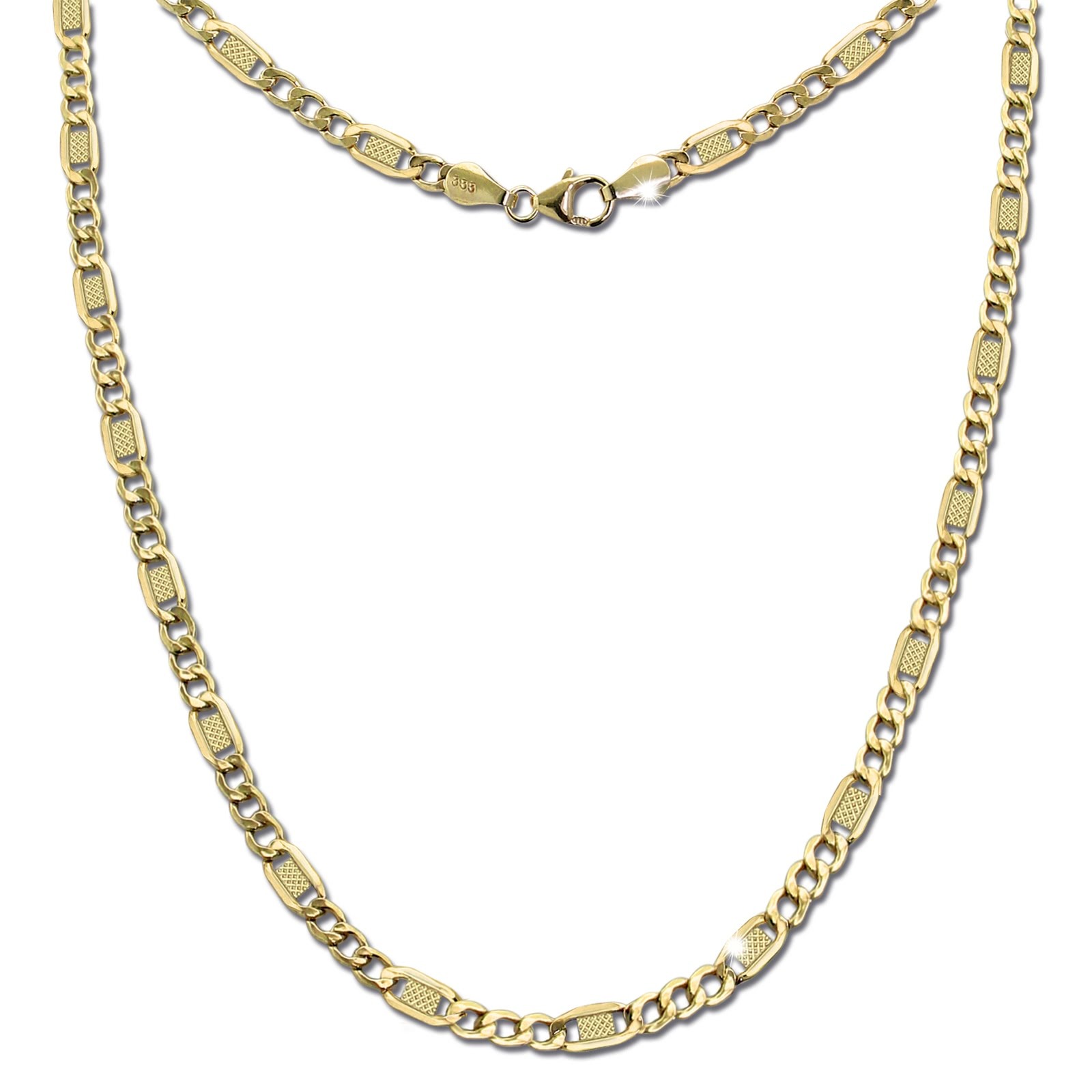 GoldDream Damen Colliers Halskette 50cm Gelbgold 8 Karat GDKB01050Y