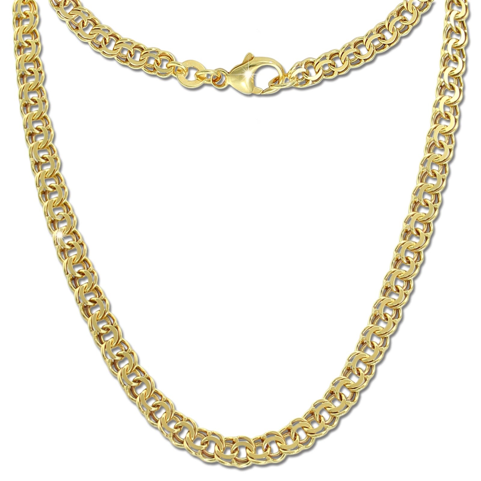 GoldDream Damen Colliers Halskette 50cm Gelbgold 8 Karat GDKB01150Y