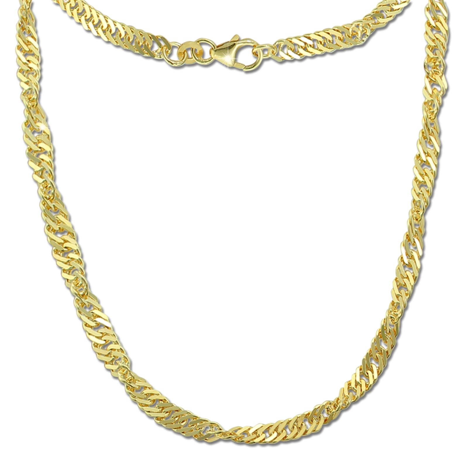 GoldDream Damen Colliers Halskette 42cm Gelbgold 8 Karat GDKB01542Y