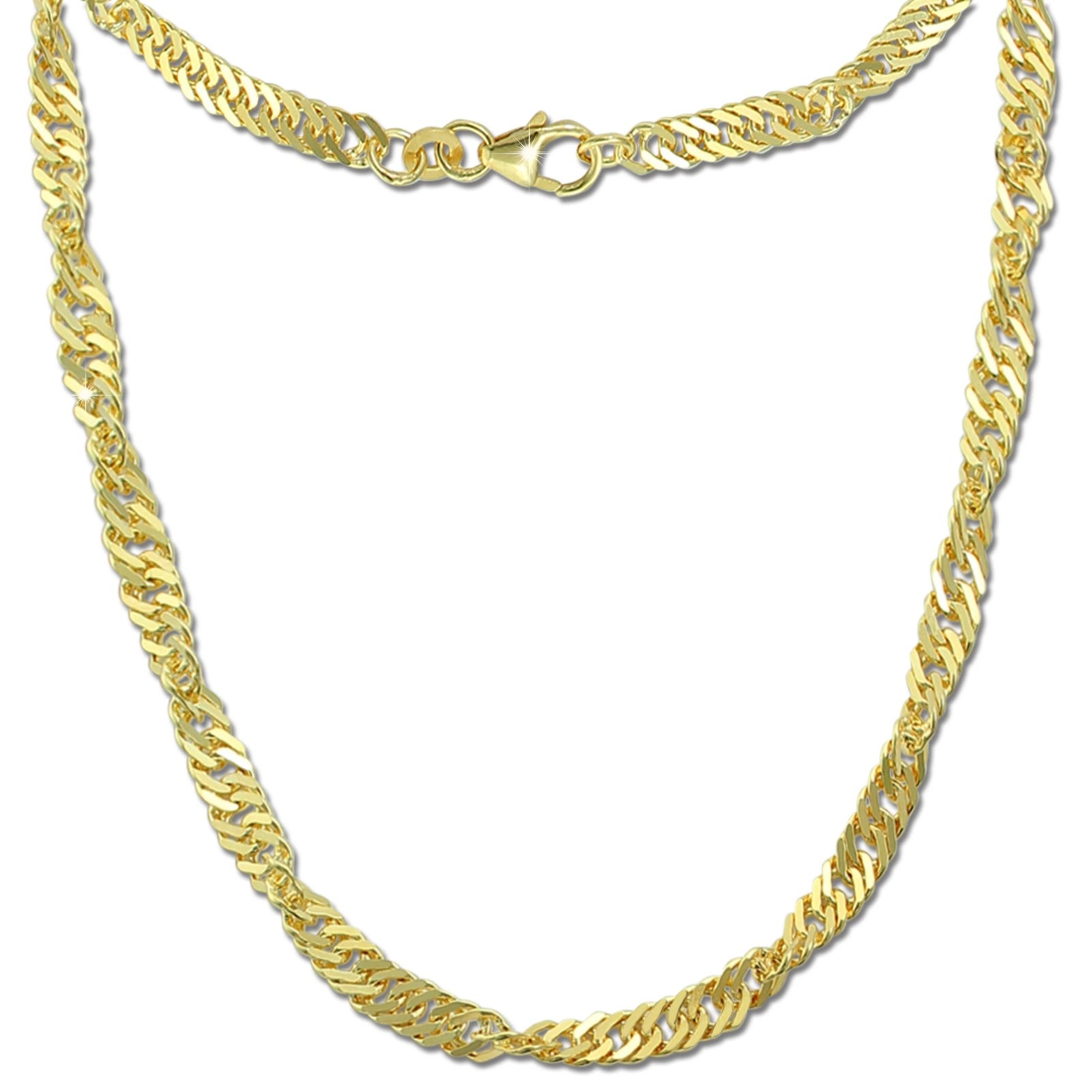 GoldDream Damen Colliers Halskette 50cm Gelbgold 8 Karat GDKB01550Y