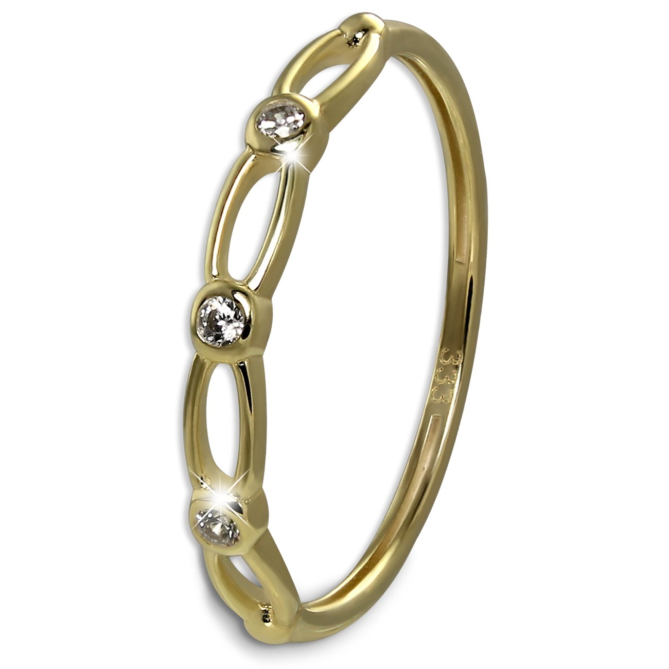 GoldDream Gold Ring Thin Gr.58 333er Gelbgold GDR554Y58