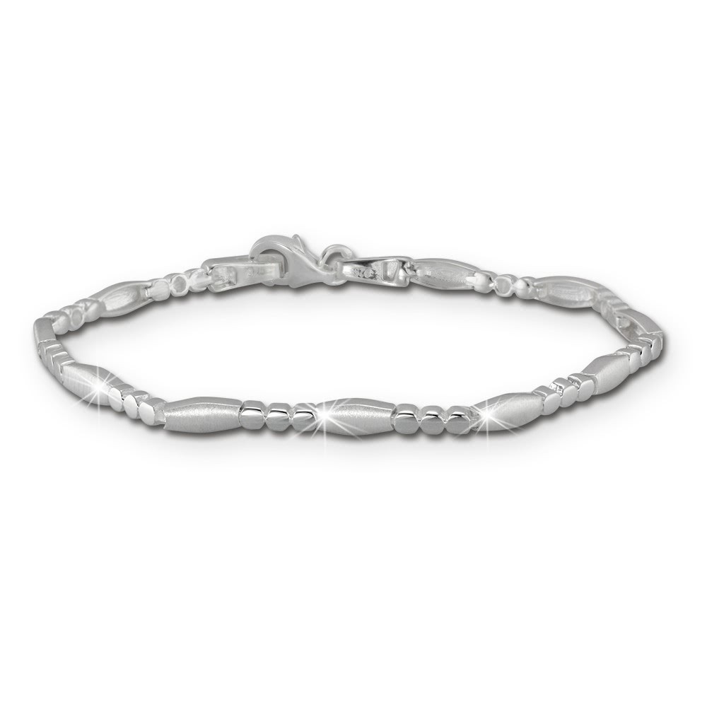 SilberDream Armband Glamour 925er Silber 19cm Silberarmband SDA443J