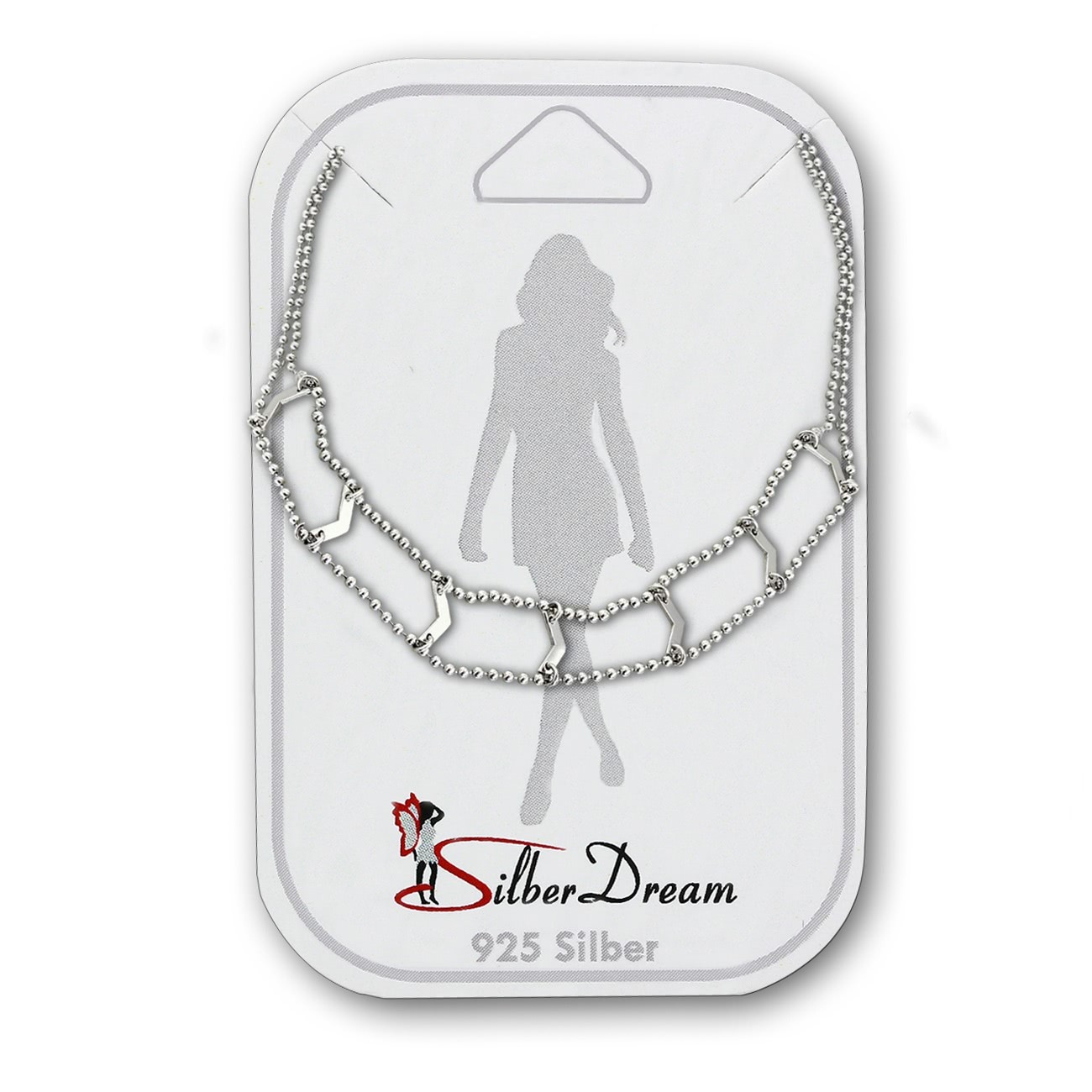 SilberDream Fußkette Pfeile 25cm 925 Sterling Silber Damen SDF5055J