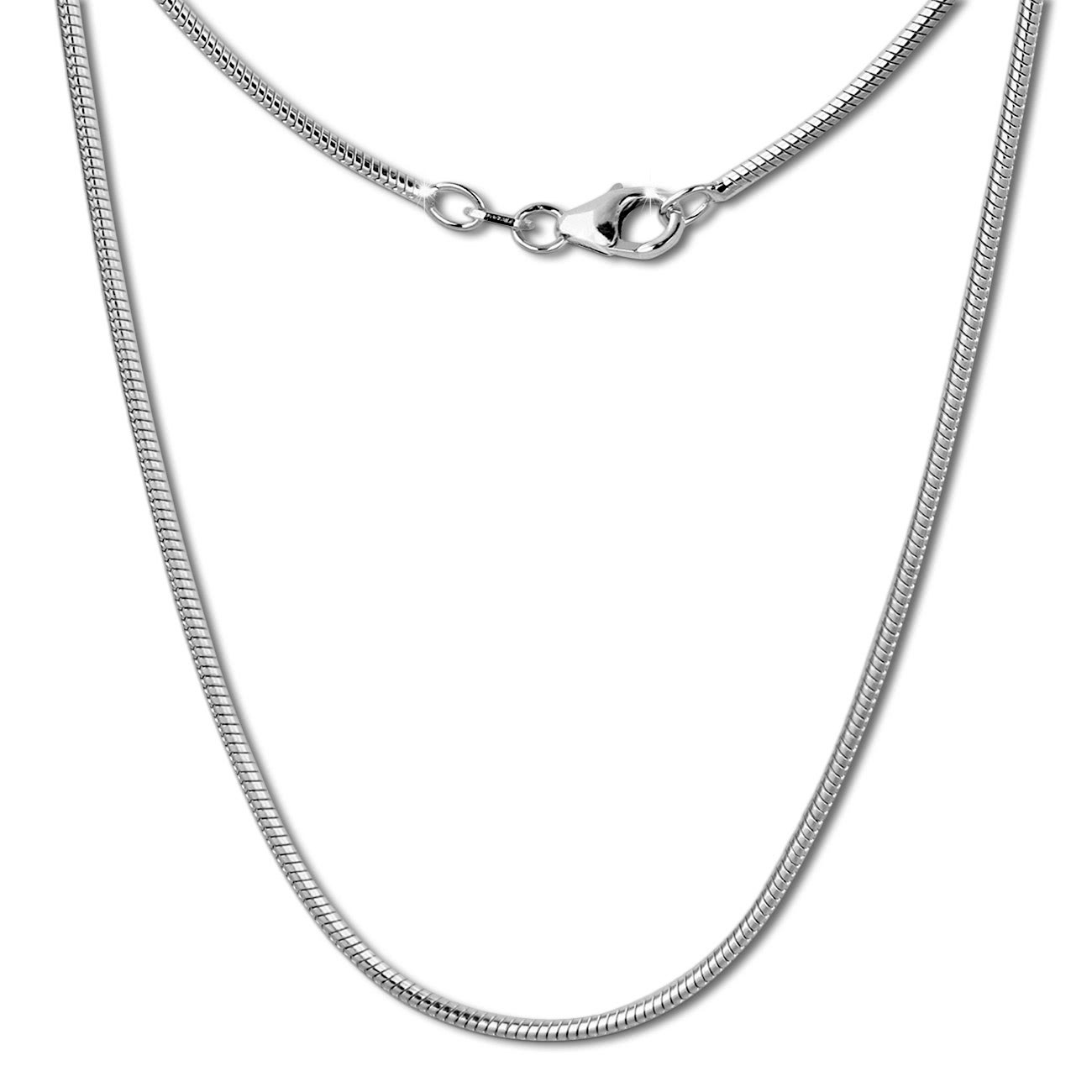 SilberDream Schlangenkette 925 Silber Halskette 50cm Kette SDK20150