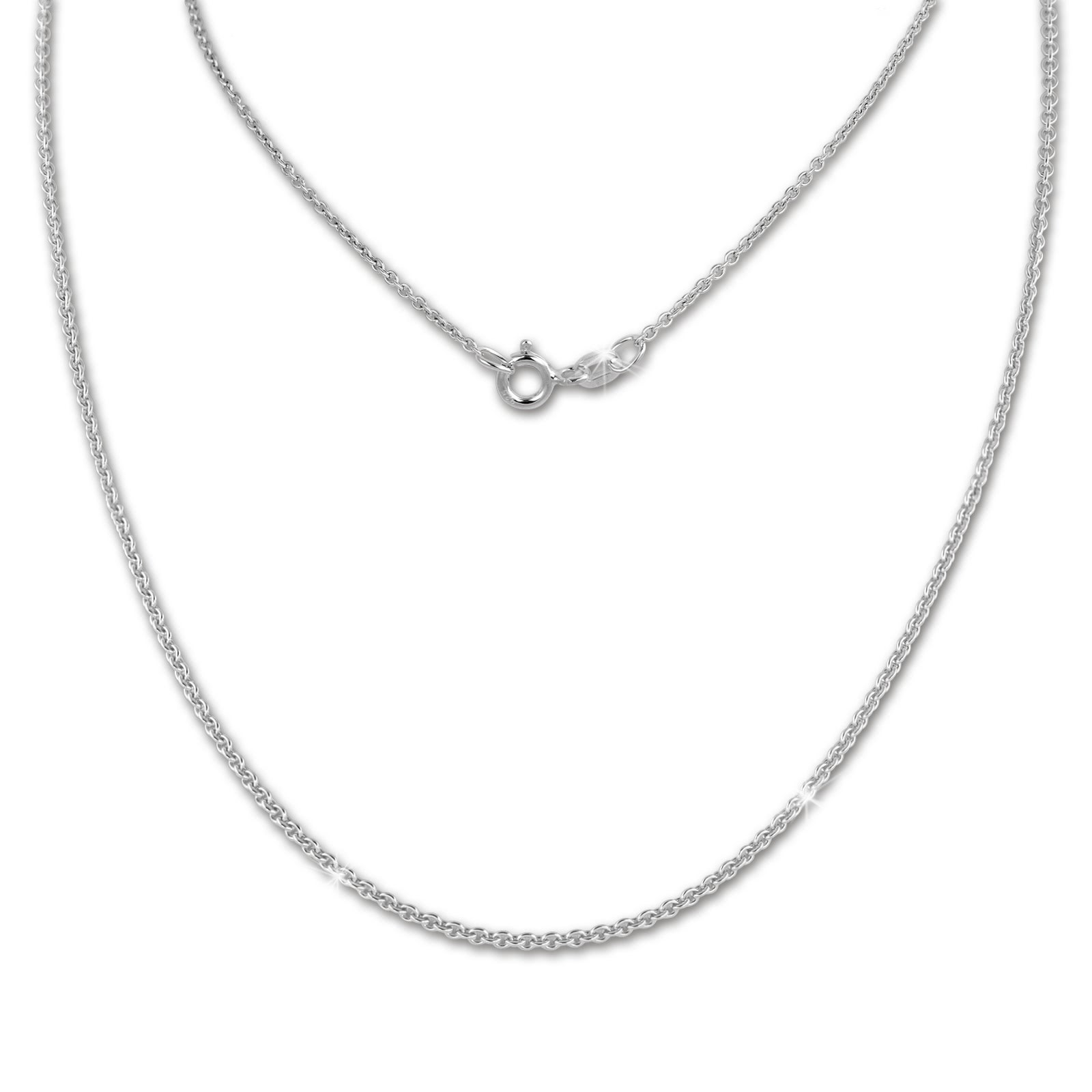 SilberDream Kette Anker rund 925 Sterling Silber 42cm Damen Halskette SDK28842J