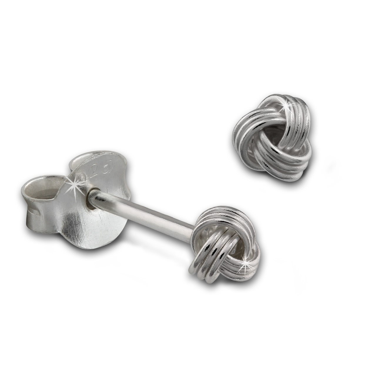 SilberDream Ohrstecker Knoten 925 Sterling Silber Ohrring SDO8214J