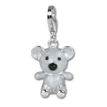 SilberDream 925 Charm Emaille Koala groß Armband Anhänger FC608