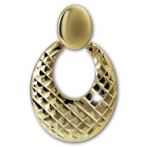 GoldDream Kettenanhänger Oval 333 Gelbgold Damen Anhänger Echtschmuck GDH521SY