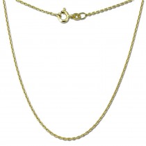 GoldDream Damen Colliers Halskette 60cm Gelbgold 8 Karat GDKB00160Y