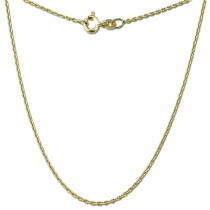 GoldDream Damen Colliers Halskette 42cm Gelbgold 8 Karat GDKB00342Y