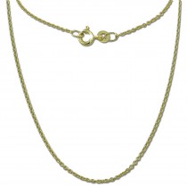 GoldDream Damen Colliers Halskette 34cm Gelbgold 8 Karat GDKB00734Y
