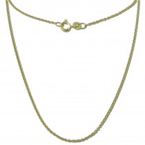 GoldDream Damen Colliers Halskette 50cm Gelbgold 8 Karat GDKB00750Y