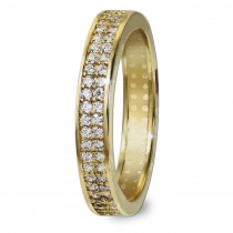 GoldDream Gold Ring Gr.58 Zirkonia weiß 333er Gelbgold GDR514Y58
