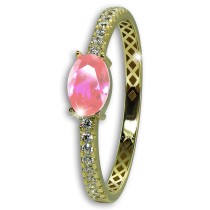 GoldDream Gold Ring Beauty Gr.60 Zirkonia weiß 333er Gelbgold GDR545Y60