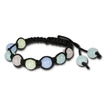 SilberDream Armband Kugel farbig im Surfer Stil für Damen LA3251S