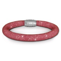 SilberDream Glitzerarmband Minikristalle rosa 20cm Armband Damen SDA050A0