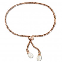 SilberDream Armband rose vergoldet Perle 925er Sterling Silber Damen SDA2255E