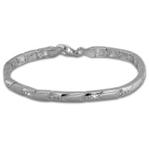 SilberDream Armband Pfeile Zirkonia weiß 925er Silber 19cm Damen SDA451W