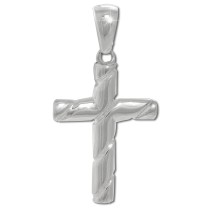 SilberDream Ketten Anhänger -Kreuz- 925 Silber Damen Herren SDH4388J