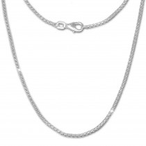SilberDream Veneziakette rund 925 Silber Halskette 70cm Kette SDK20770