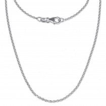 SilberDream Ankerkette fein 925er Silber Halskette 90cm Kette SDK21190