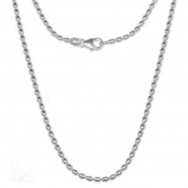 SilberDream Olivenkette 925er Silber Halskette 70cm Kette SDK21370