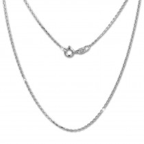 SilberDream Kette Anker diamantiert 925er Silber 50cm Damen Halskette SDK28950J