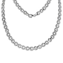 SilberDream Collier Kette rund 925 Silber 44cm Halskette SDK439J