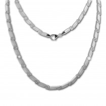 SilberDream Collier Fantasie Zirkonia weiß 925er Silber 45,5cm Halskette SDK464W