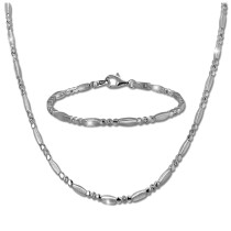 SilberDream Schmuck Set Elegant Zirkonia Collier & Armband Damen 925er SDS458W