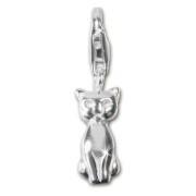 SilberDream 925 Charm Katze Armband Anhänger FC1029