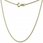 GoldDream Damen Colliers Halskette 45cm Gelbgold 8 Karat GDKB00145Y