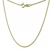 GoldDream Damen Colliers Halskette 50cm Gelbgold 8 Karat GDKB00150Y