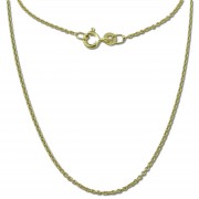 GoldDream Damen Colliers Halskette 34cm Gelbgold 8 Karat GDKB00734Y