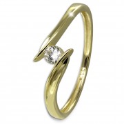 GoldDream Gold Ring Klassik Gr.60 333er Gelbgold GDR553Y60