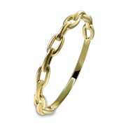 GoldDream zarter Gold Ring Chain Gr.54 333er Gelbgold Damen GDR561Y54