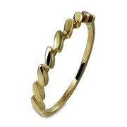 GoldDream zarter Gold Ring Wave Gr.54 333er Gelbgold Damen GDR562Y54