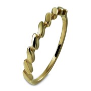 GoldDream zarter Gold Ring Wave Gr.56 333er Gelbgold Damen GDR562Y56