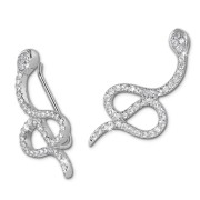 SilberDream Ear Cuff Schlange Ohrringe Ohrklemme 925 Sterling Silber GSO452W