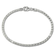 SilberDream Armband Himbeerkette 925er Sterling Silber Damen 18,5cm SDA2178J