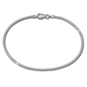 SilberDream Armband Himbeerkette 925er Sterling Silber Damen 20cm SDA2180J