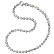 SilberDream Fußkette Moon 25cm 925 Sterling Silber SDF3025J