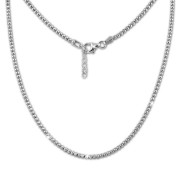 SilberDream Collier Kette Kugeln 925 Sterling Silber Damen 44cm-47cm SDK11045J