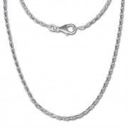 SilberDream Ankerkette 925er Silber Halskette 70cm Kette SDK20570