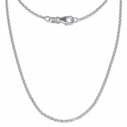 SilberDream Ankerkette fein 925er Silber Halskette 60cm Kette SDK21160