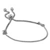 Armleon Damenarmband Komplettset Kugelkette Design+Verschluss 925er ARS010J